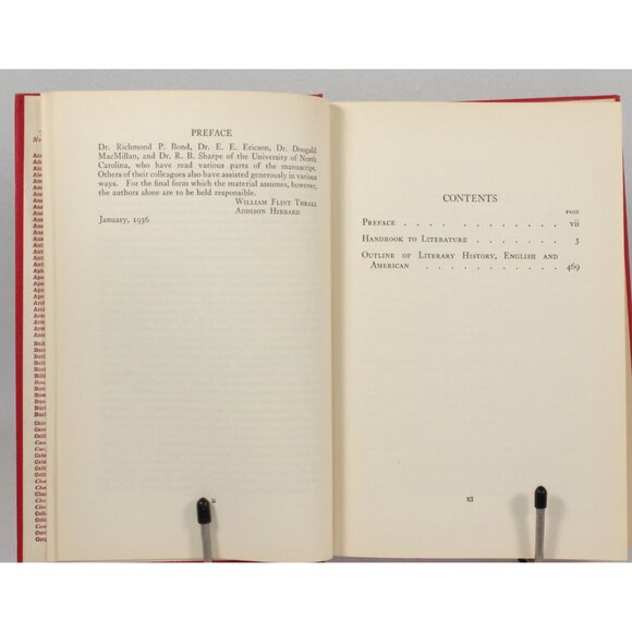 A Handbook to Literature by Thrall and Hibbard, The Odyssey Press 1936 - Picture 5 of 10